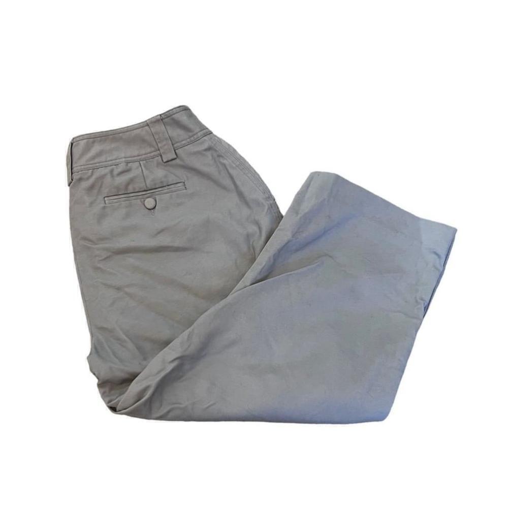 REITMANS Grey Cropped Mid Rise Wide Leg Dressy Capri Pant 9